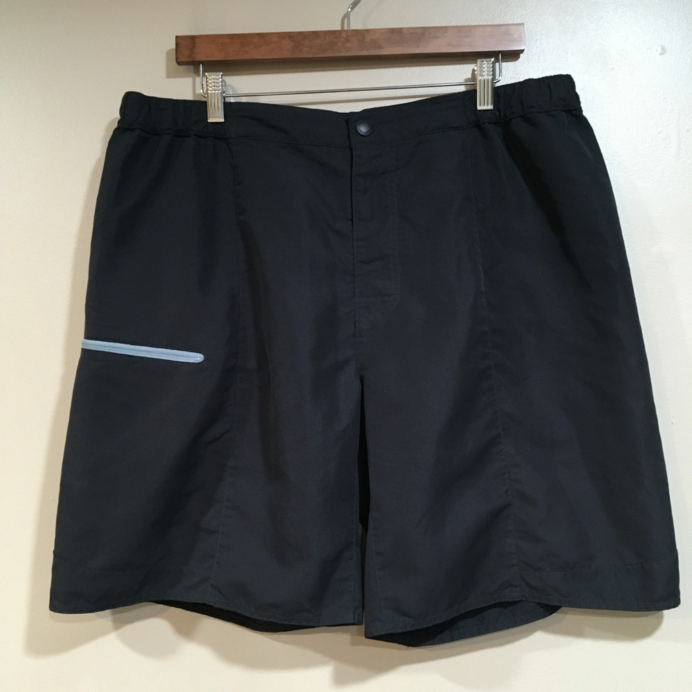 Columbia Omni-Shade Board Shorts Mens XL‎ Black Baggy Beach Outdoor Performance